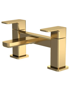 Nuie Windon Deck Mounted Brass Bath Filler Tap - Image